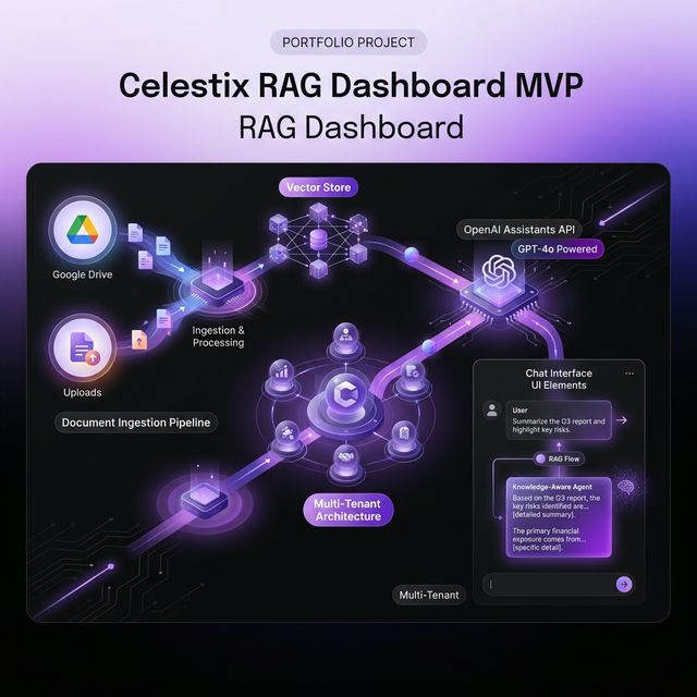 AI Development: Multi-Tenant RAG Dashboard for Rapid Client Onboarding with Custom Knowledge Bases
